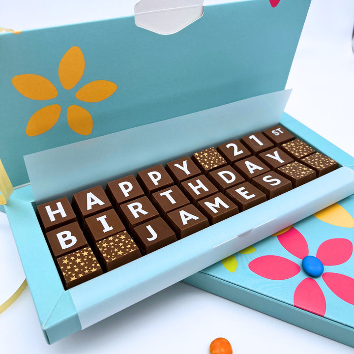 Personalised Birthday Chocolate Box