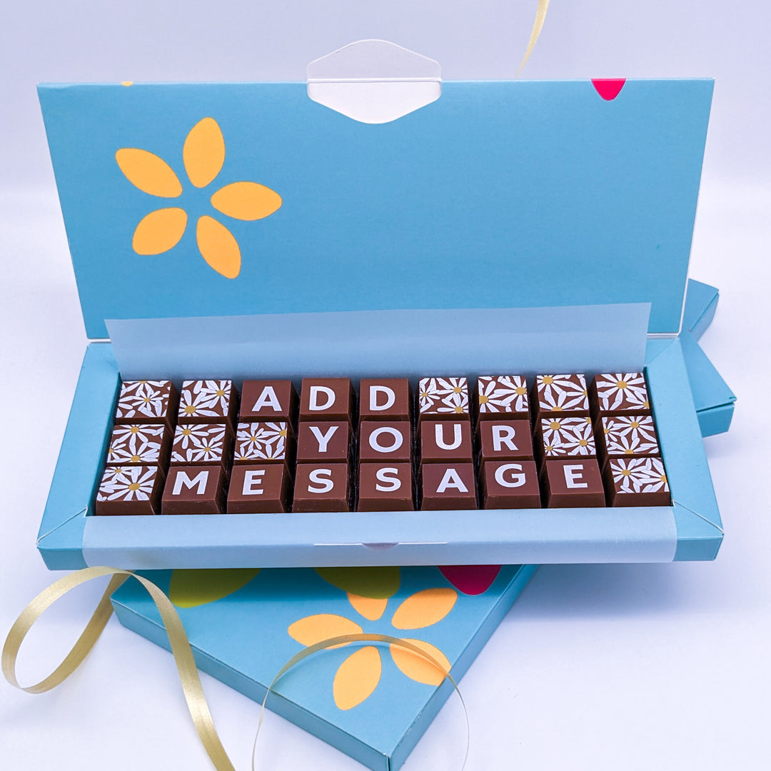 Medium Personalised Chocolate Message Box