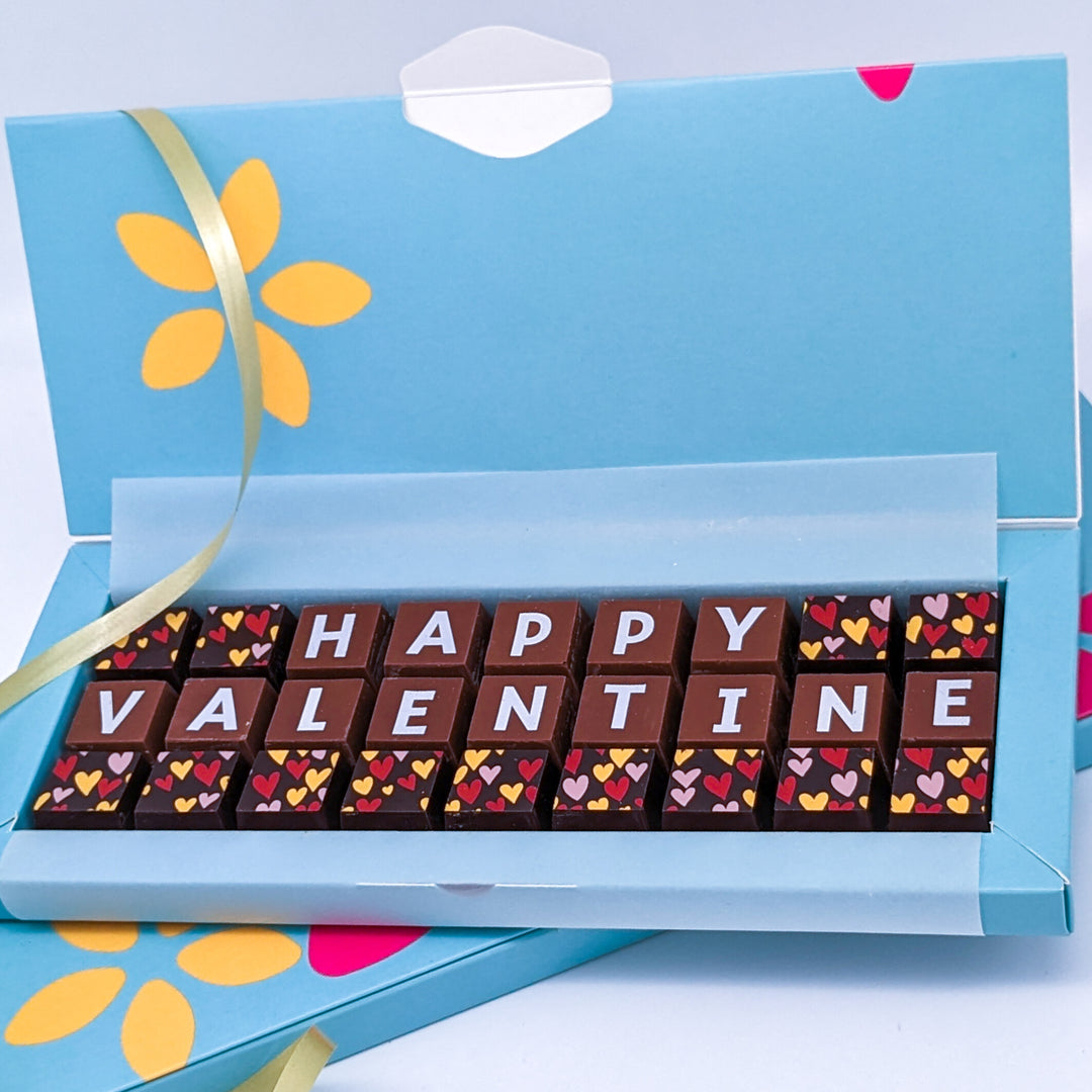 Medium Personalised Chocolate Message Box