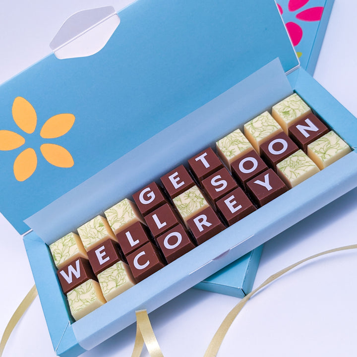 Personalised Get Well Soon Chocolates