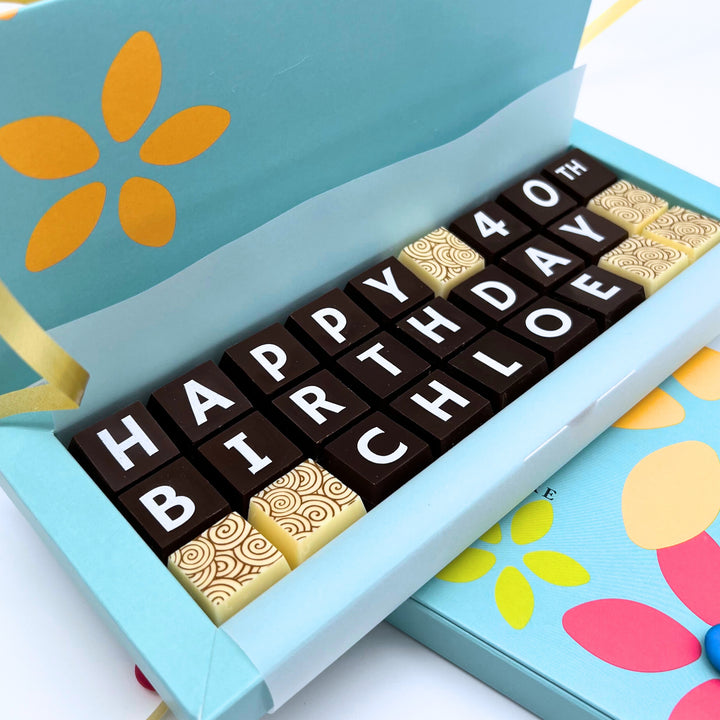 Personalised Birthday Chocolate Box