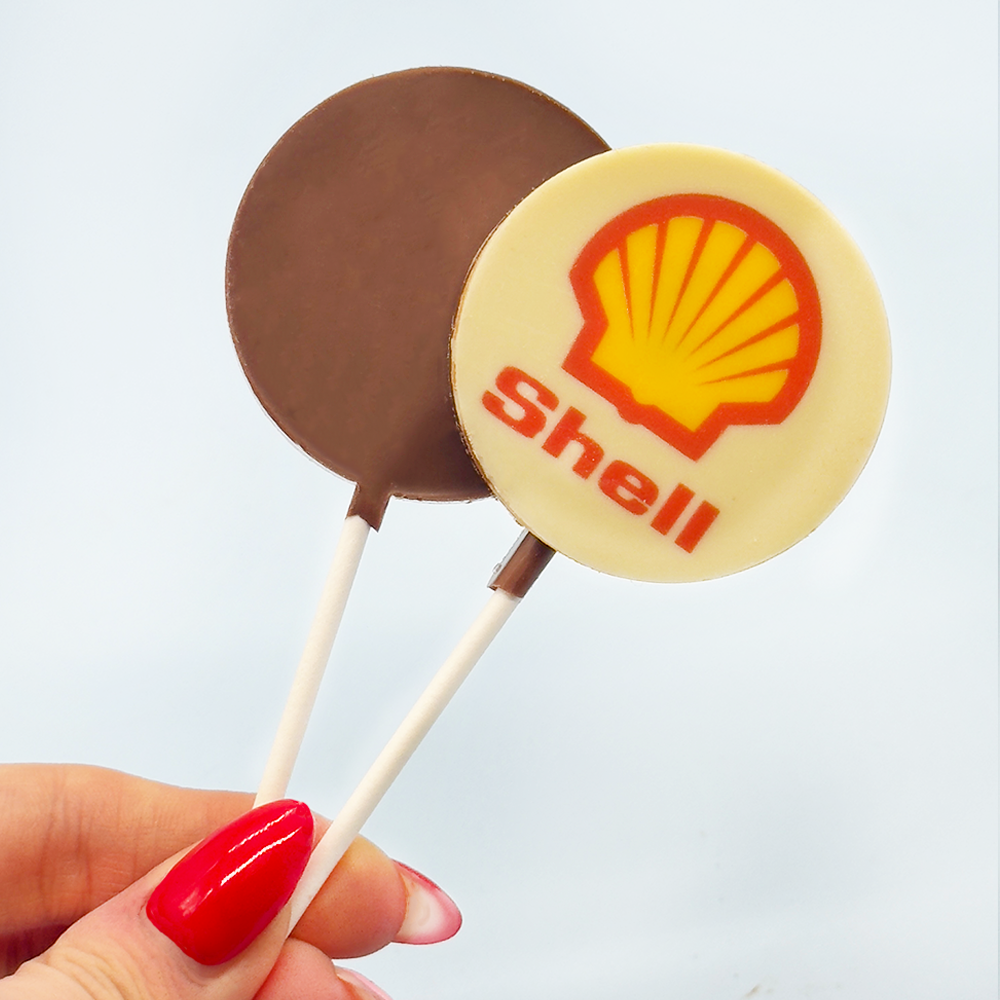 Branded Chocolate Lolly in Eco-Friendly Wrap