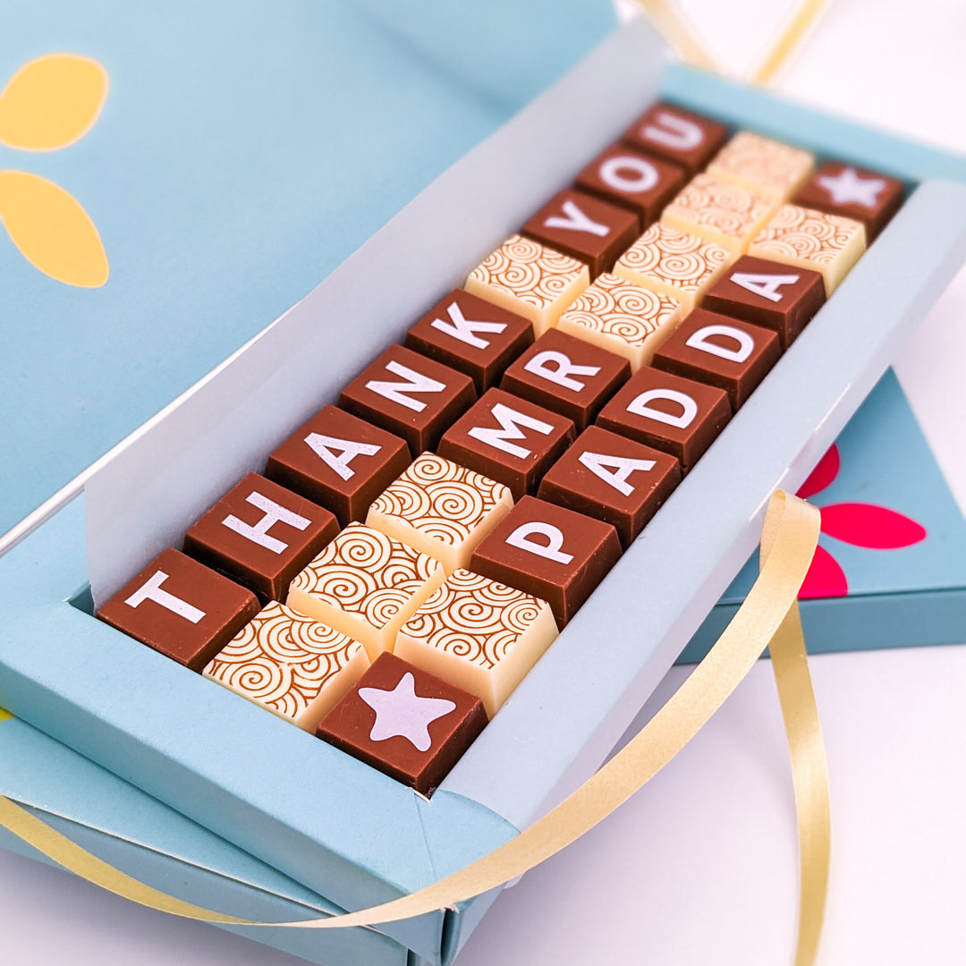 Personalised Thank You Belgian Chocolate Box
