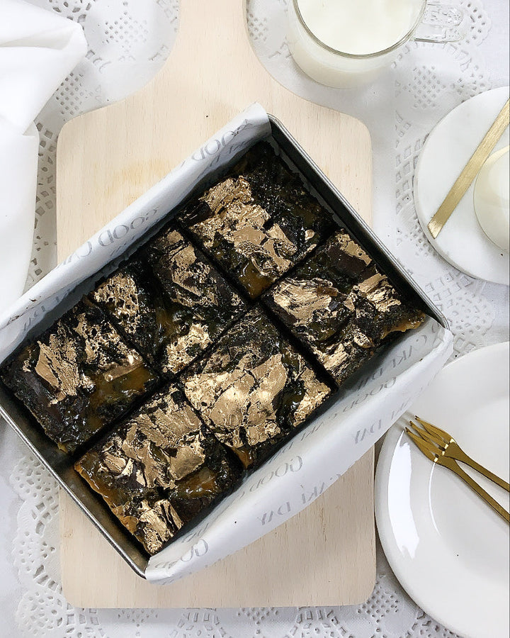 Gooey Bea - Salted Caramel Brownies