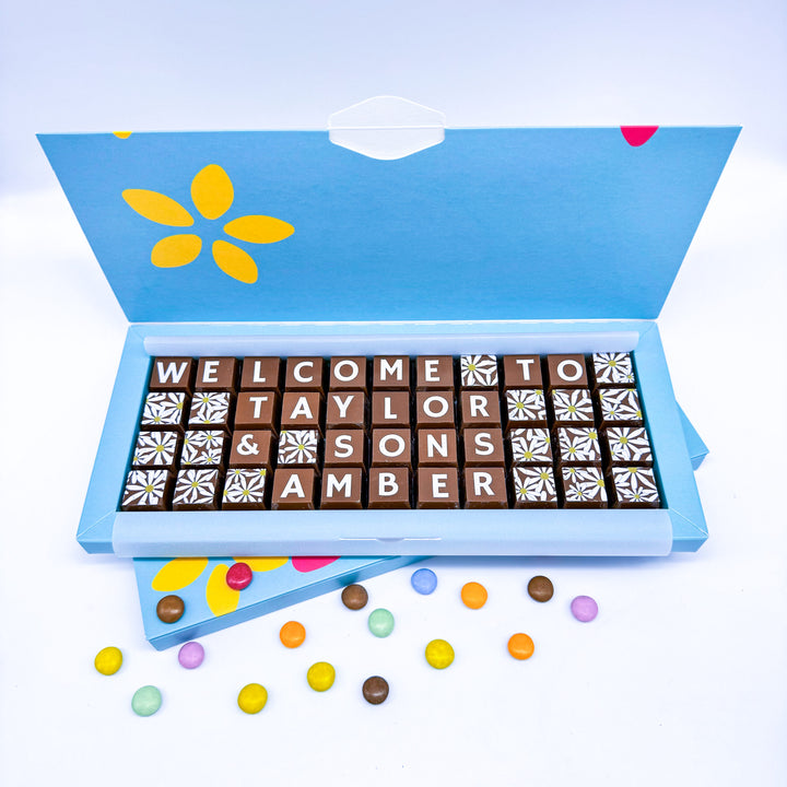 Festive Handmade Chocolate Gift Box