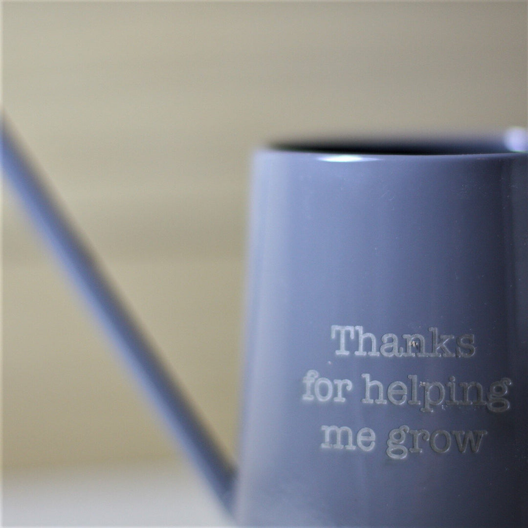 Sleek Personalised Wooden Handled Watering Can