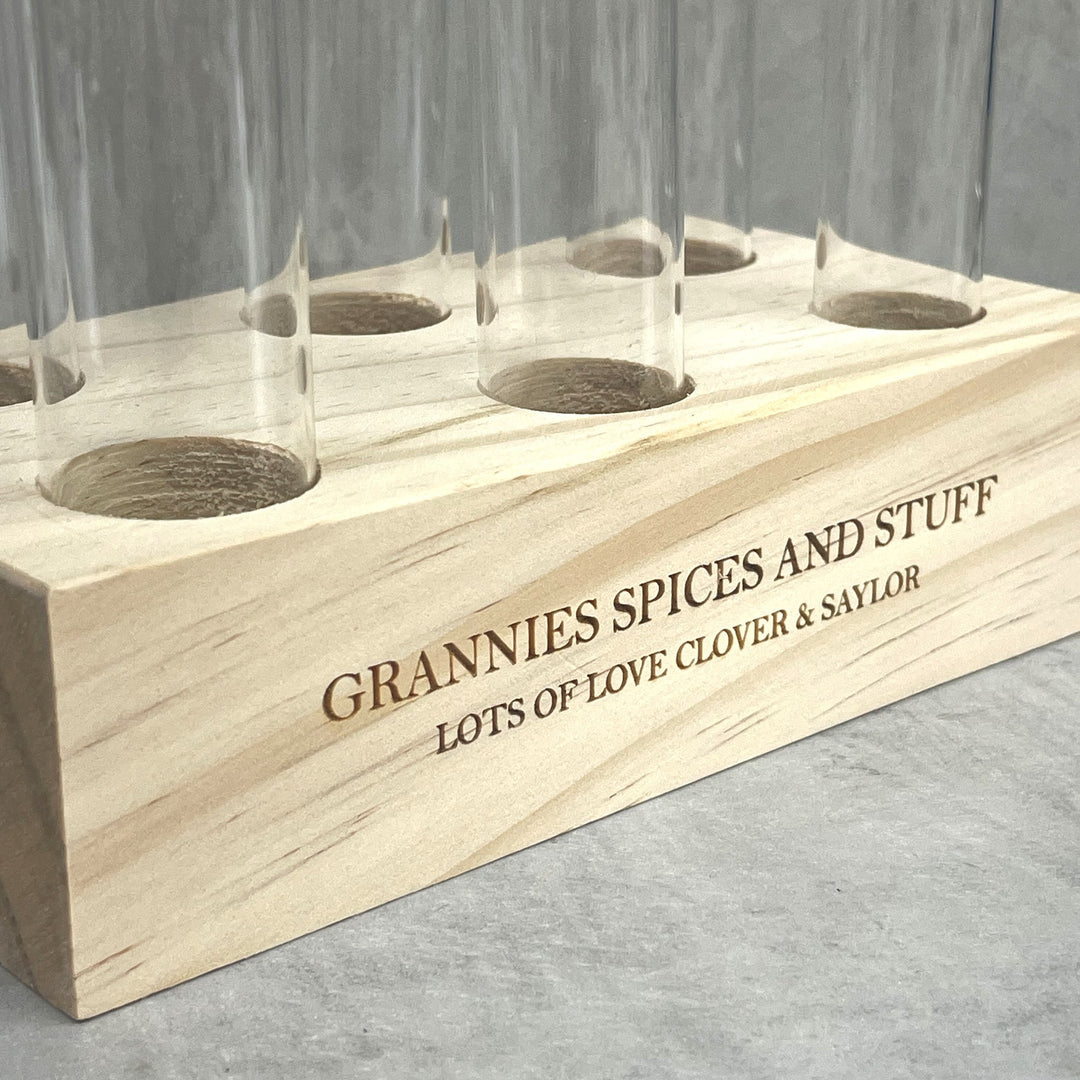 Elegant Herb and Spice Display