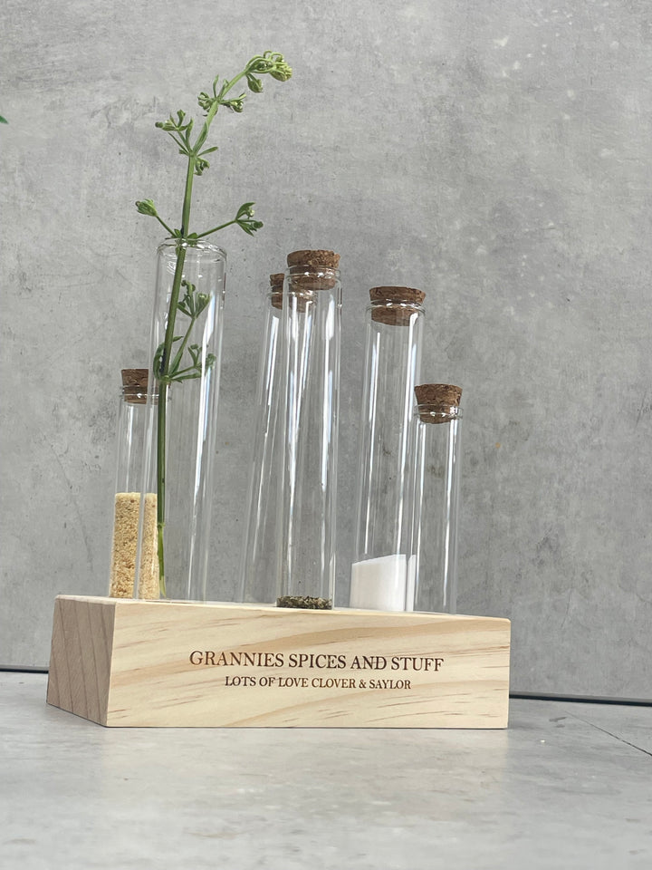 Elegant Herb and Spice Display
