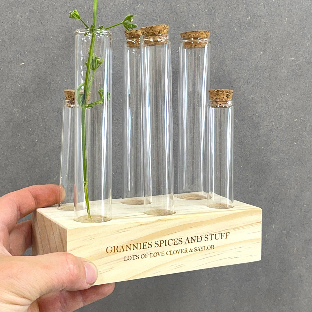 Elegant Herb and Spice Display