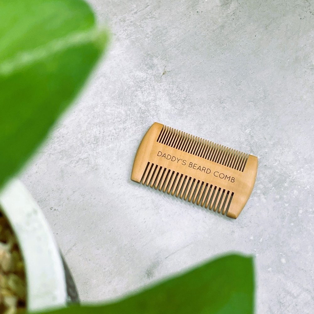 Personalised Wooden Beard Comb