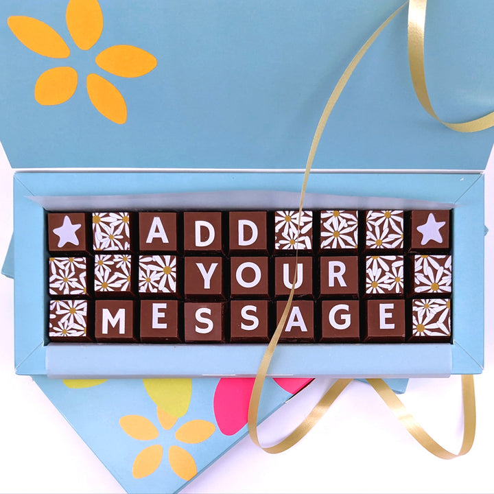 Medium Personalised Chocolate Message Box