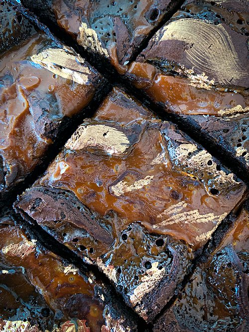 Gooey Bea - Salted Caramel Brownies