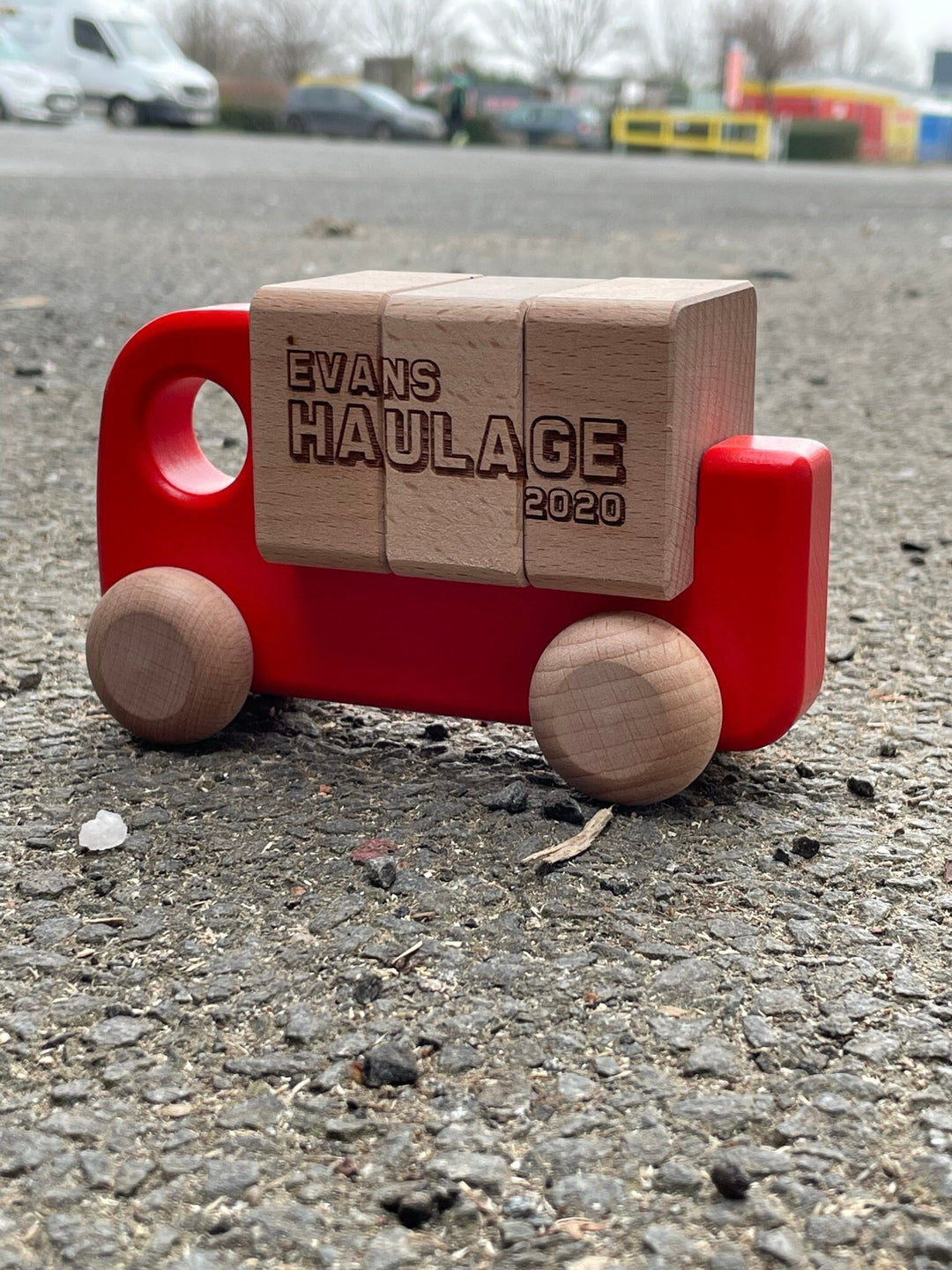 Personalised Wooden Toy Truck