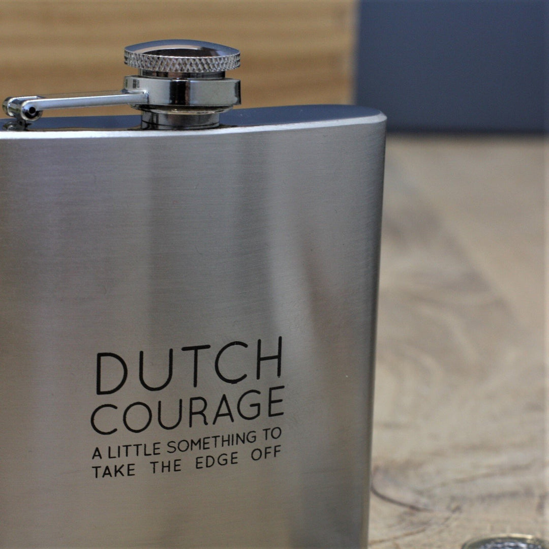 Personalised Stainless Steel Hip Flask