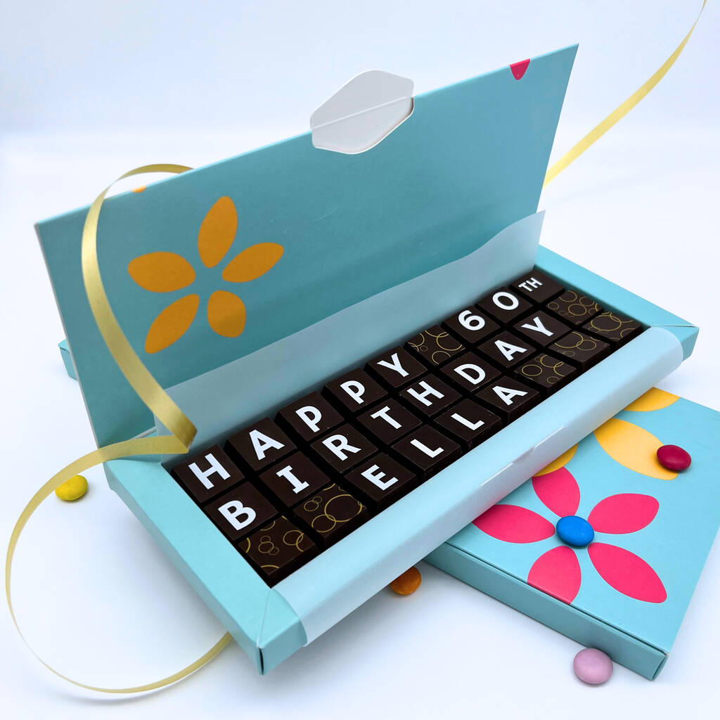 Personalised 21st Birthday Chocolate Gift Box