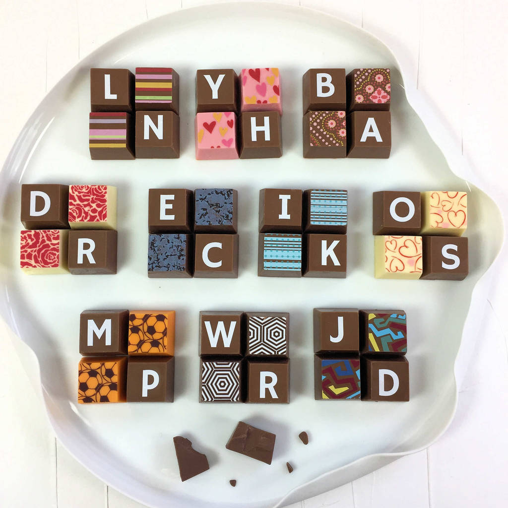 Custom Chocolate Wedding Favours