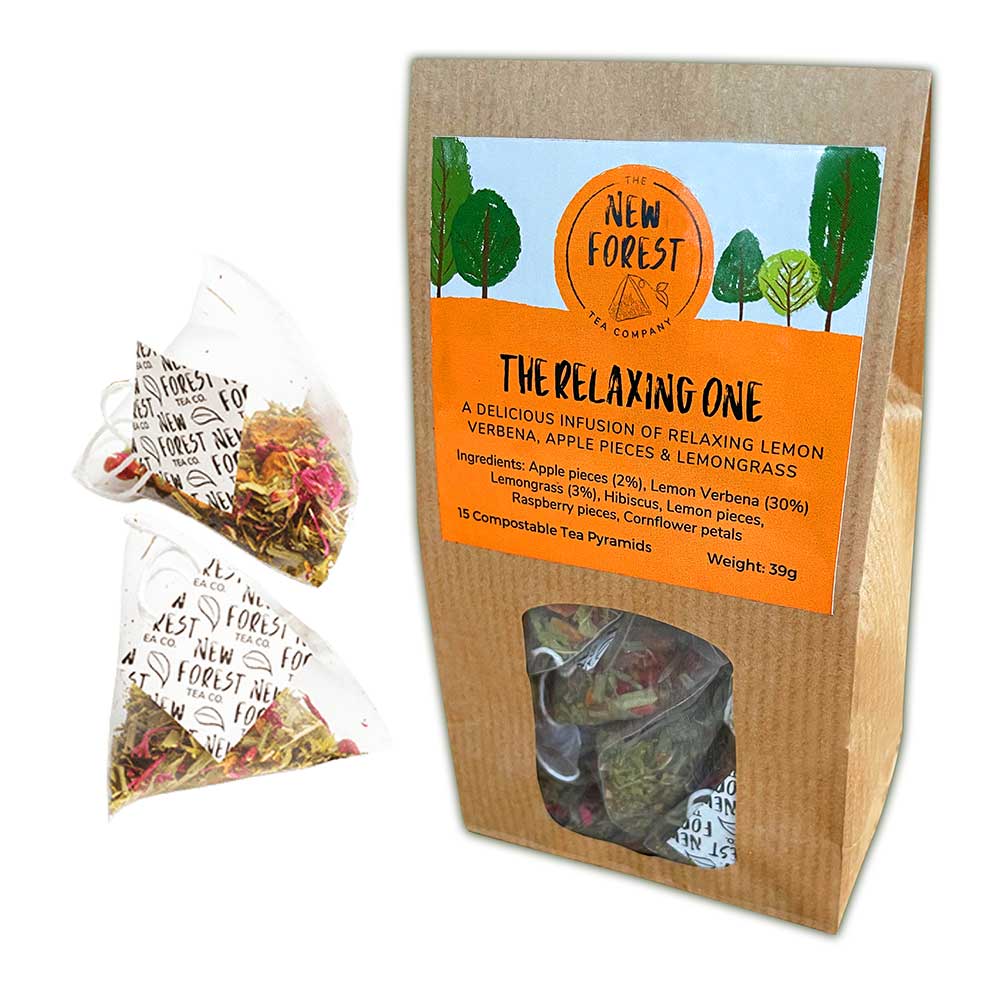 The Relaxation Set: Bamboo Sleep Mask and Relaxing Tea Pyramids